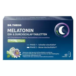 DR.THEISS Mélatonine pour &amp; comprimés somnifères, 60 pc