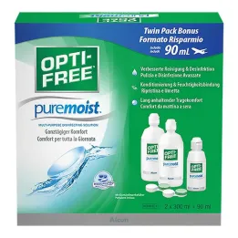 Opti-Free Puremoist Multif. Pack économique de solutions de désinfection, 690 ml