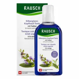 Rausch Silver Shine Tonique du cuir chevelu à la sauge, 200 ml