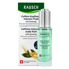 Rausch Fluide intensif à la caféine pour le cuir chevelu avec ginseng, 30 ml