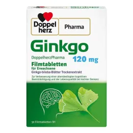 Ginkgo DoppelherzPharma 120 mg comprimés pelliculés, 30 pc