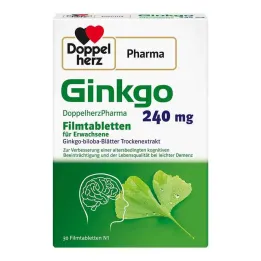 Ginkgo DoppelherzPharma 240 mg comprimés pelliculés, 30 pc