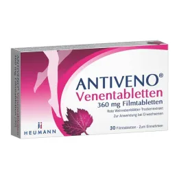 ANTIVENO Comprimés veineux 360 mg comprimés pelliculés, 30 pc
