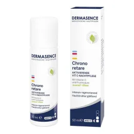Dermasence Chrono Retare activant le soin de nuit à la vitamine C, 50 ml