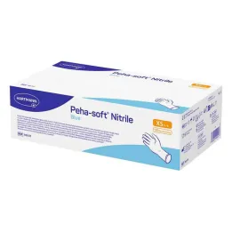 Gants dexamen Peha-Soft en nitrile bleu, non stériles pf XS, 150 pièces