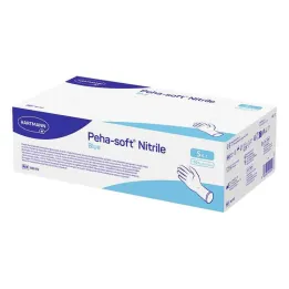 Gants dexamen Peha-Soft en nitrile bleu, non stériles pf S, 150 pièces
