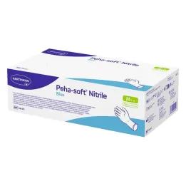 Gants dexamen Peha-Soft en nitrile bleu non stériles pf M, 150 pièces