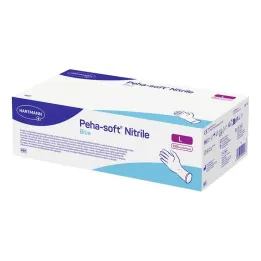 Gants dexamen Peha-Soft en nitrile bleu non stériles pf L, 150 pièces