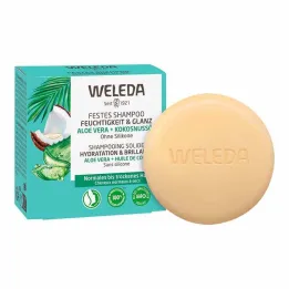 Weleda shampooing solide humidité & brillance, 50 g
