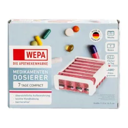 Wepa 7 jours magazine hebdomadaire compact blanc / rose, 1 pièce
