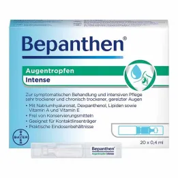 Bepanthen collyre Intense EDO, 20x0,4 ml