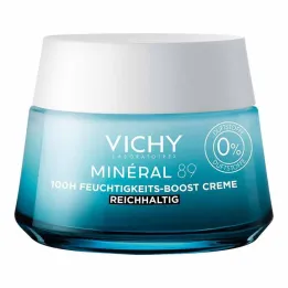 Vichy Mineral 89 crème riche sans parfum, 50 ml