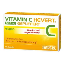 Vitamine C Hevert 500 mg capsules tamponnées, 60 pc