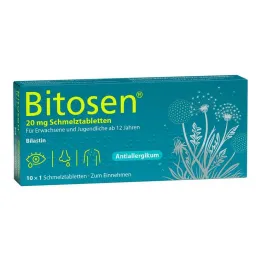 Bitosen 20 mg comprimés orodispersibles, 10 pc