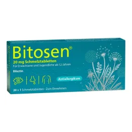 Bitosen 20 mg comprimés orodispersibles, 20 pc