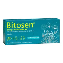 Bitosen 20 mg comprimés orodispersibles, 30 pc