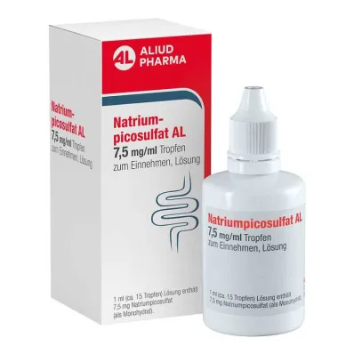 Picosulfate de sodium AL 7,5 mg/ml, gouttes orales, 50 ml Picosulfate de sodium AL 7,5 mg/ml, gouttes orales, 50 ml