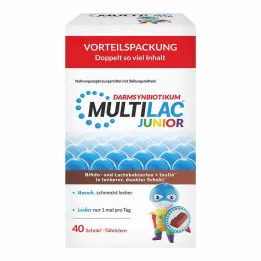 Comprimés Multilac Synbiotic Junior, 40 pc