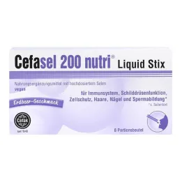 Cefasel 200 Nutri Liquid Stix, 8 pc