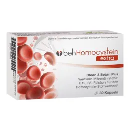 Beh Homocystéine capsules supplémentaires, 30 pc