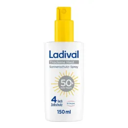 Spray de protection solaire peau sèche Ladival LSF 50 +, 150 ml