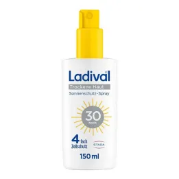 Spray de protection solaire peau sèche Ladival LSF 30, 150 ml
