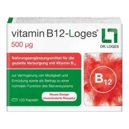 Vitamine B12-Loges 500 µg gélules, 120 gélules