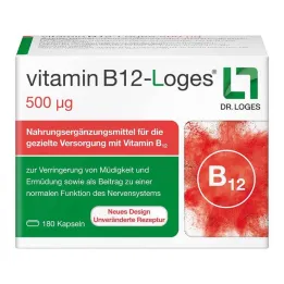 Vitamine B12-Loges 500 µg gélules, 180 pièces