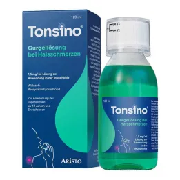 Solution de gargarisme Tonsino pour maux de gorge, 120 ml