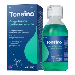 Solution de gargarisme Tonsino pour maux de gorge, 240 ml