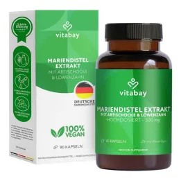 Complexe de chardon-Marie artichaut + capsules de pissenlit, 90 pièces