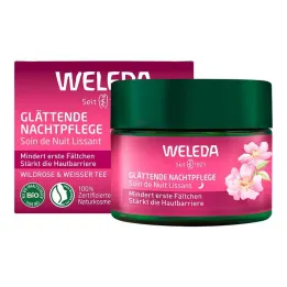 Weleda soin de nuit lissant rose sauvage &amp; thé blanc, 40 ml