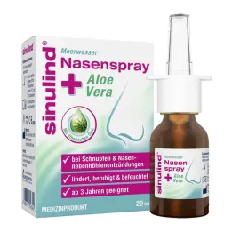 Spray nasal deau de mer Sinulind + aloe vera, 20 ml