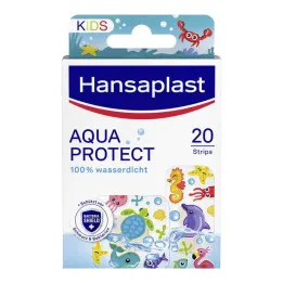Bandes de plâtre pour enfants Hansaplast Aqua Protect, 20 pièces