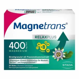 Magnetrans Relax + 400 mg de bâtonnets de granulés myrtille, 20 pc