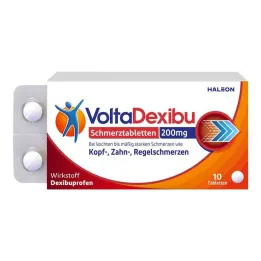 VoltaDexibu analgésiques 200 mg comprimés pelliculés, 10 pc