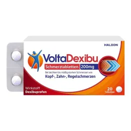 VoltaDexibu analgésiques 200 mg comprimés pelliculés, 20 pc