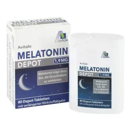 Mélatonine 1,9 mg comprimés de dépôt, 80 pc