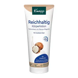 Kneipp Lotion corporelle riche en beurre de karité biologique, 200 ml