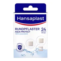 Hansaplast Aqua Protect plâtre rond, 24 pièces