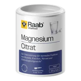 Raab Vitalfood poudre de citrate de magnésium, 200 g