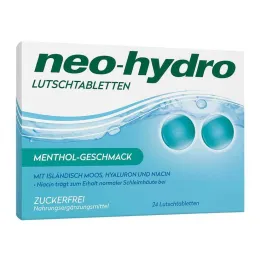 Pastilles Neo-Hydro mentholées sans sucre, 24 pc
