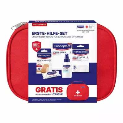 HANSAPLAST Set DRK Premiers secours, pack combiné 1 pièce, 1 pièce HANSAPLAST Set DRK Premiers secours, pack combiné 1 pièce, 1 pièce