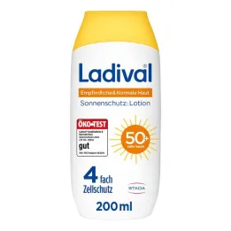 Ladival sensible &amp; lotion peau normale LSF 50 + , 200 ml