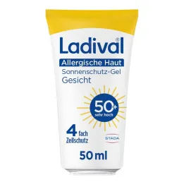 Gel peau allergique Ladival visage LSF 50 + , 50 ml