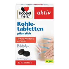 Comprimés de charbon de bois Doppelherz, 30 pc