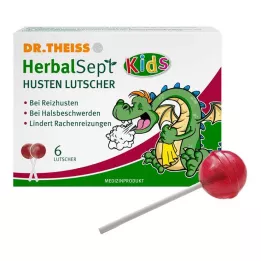 DR.THEISS HerbalSept Toux Sucettes Enfants, 6 pc