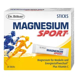Dr. Böhm Magnésium Sport Sticks, 20X1,5 g