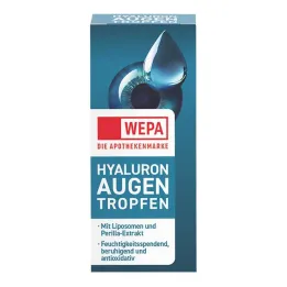 Gouttes oculaires hyaluroniques Wepa, 10 ml