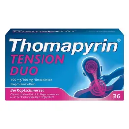 Thomapyrine TENSION DUO 400 mg / 100 mg comprimés pelliculés, 36 pc